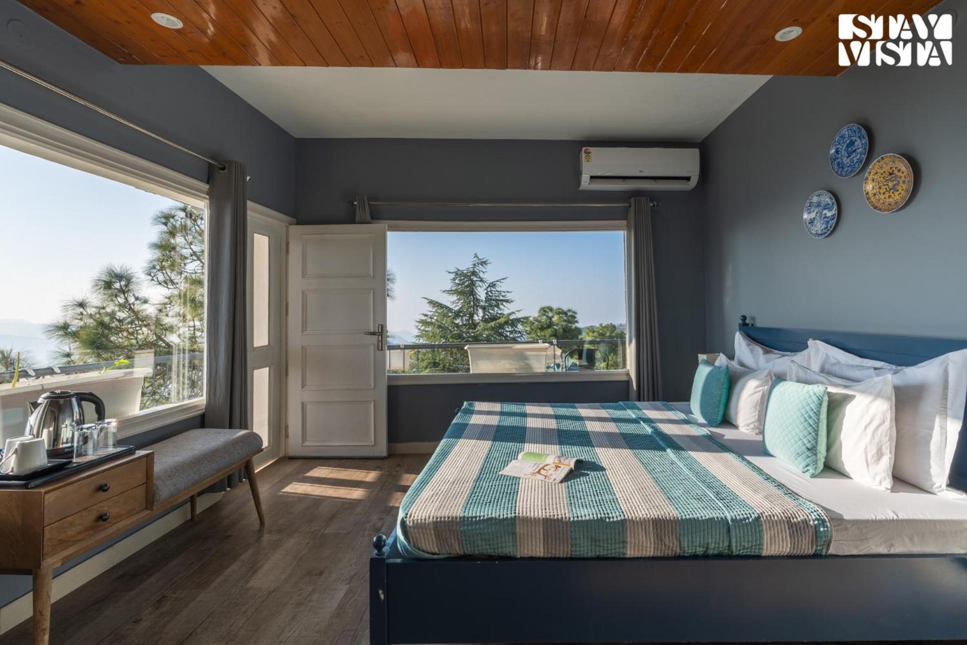 Stayvista At Serene With Outdoor Bonfire Barog エクステリア 写真
