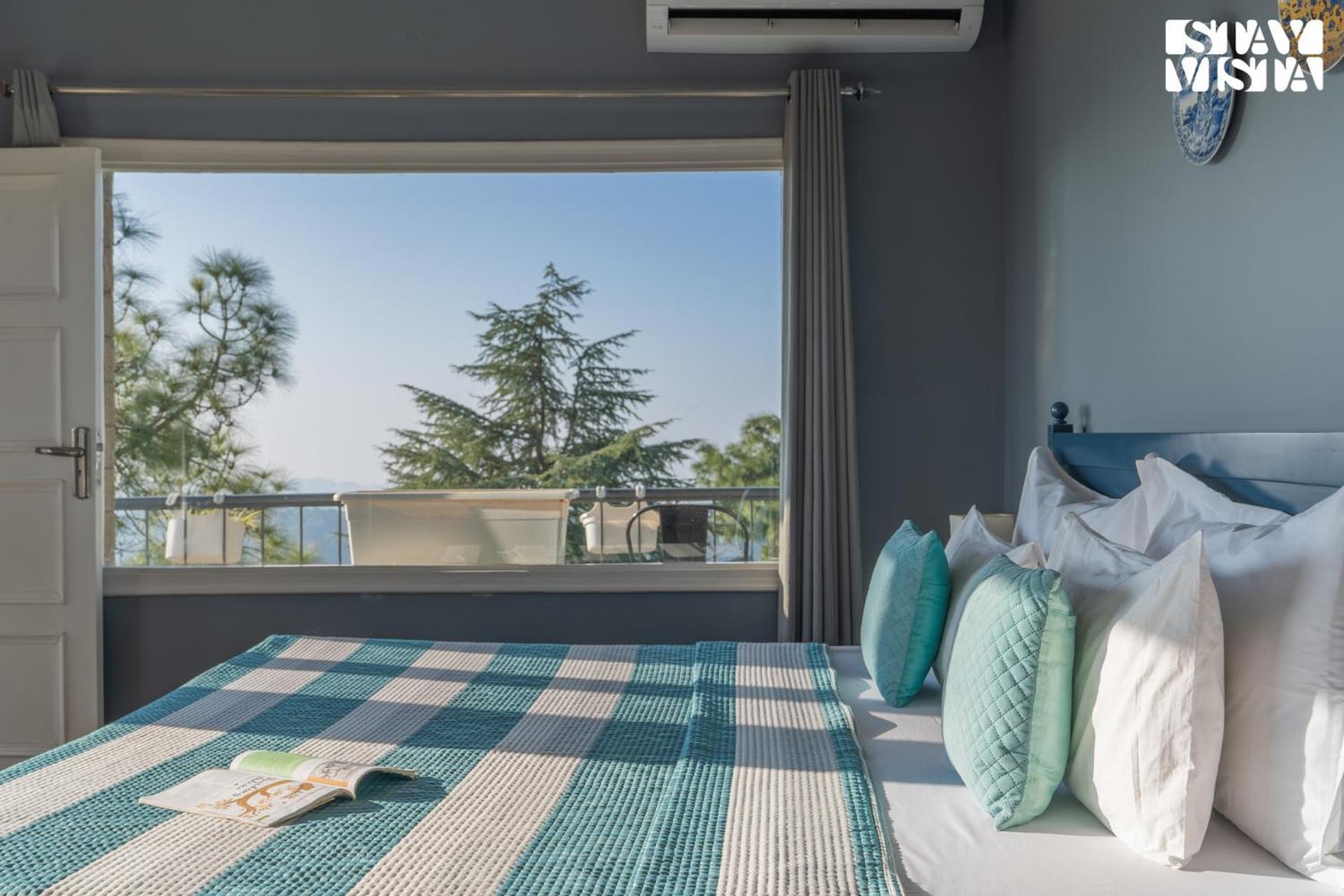 Stayvista At Serene With Outdoor Bonfire Barog エクステリア 写真