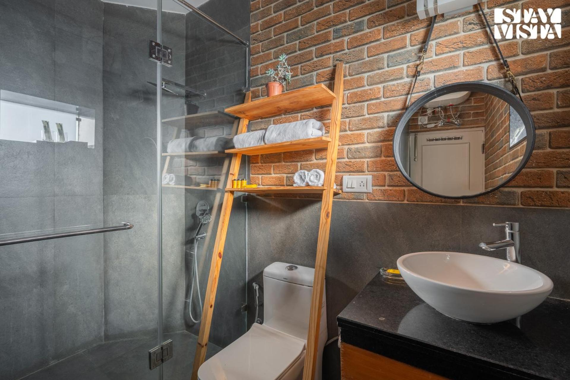 Stayvista At Serene With Outdoor Bonfire Barog エクステリア 写真